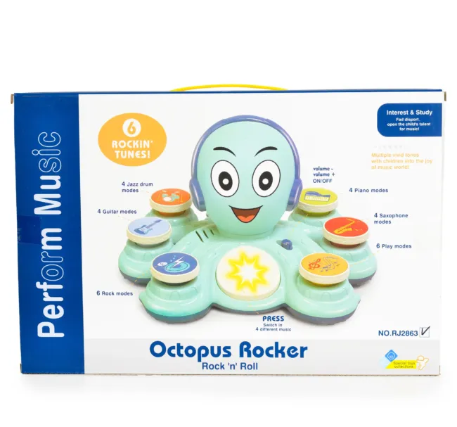 Интерактивна играчка Октопод с барабани RJ2863 — снимка 4