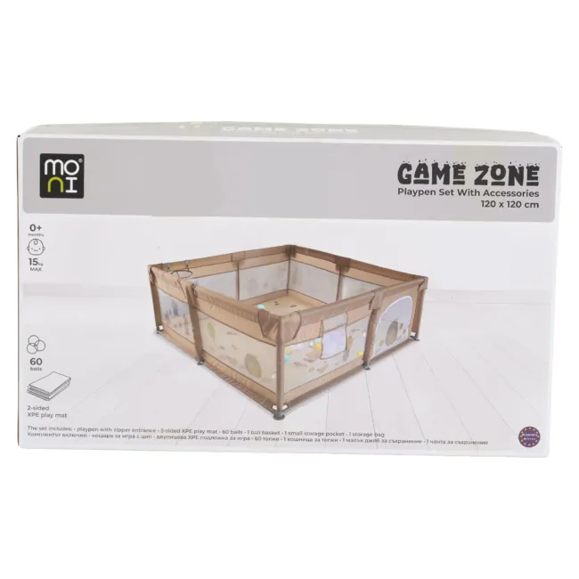 Кошара GameZone 120x120 бежов с аксесоари — снимка 14
