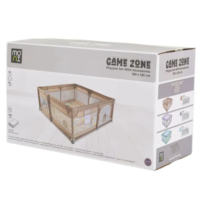 Кошара GameZone 120x120 бежов с аксесоари — снимка 15