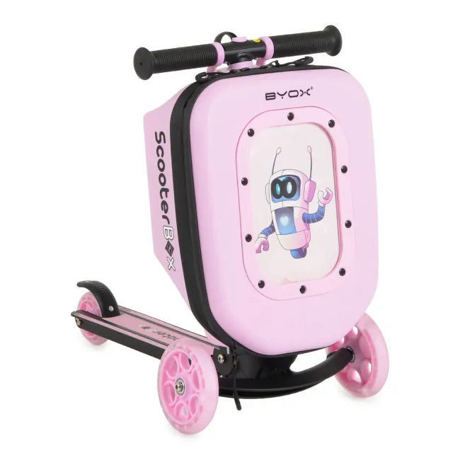 детска тротинетка 2в1 Тротинетка 2in1 ScooterBox Pink — снимка 6